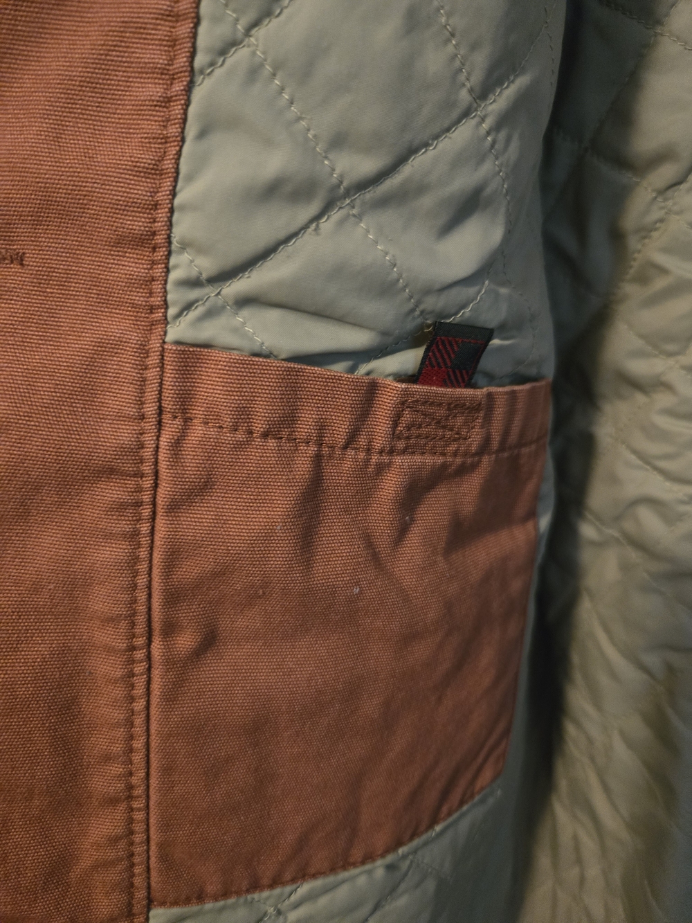 Woolrich Women's Rust-Brown Cotton Utility Jacket Size M - Picture 6 of 6